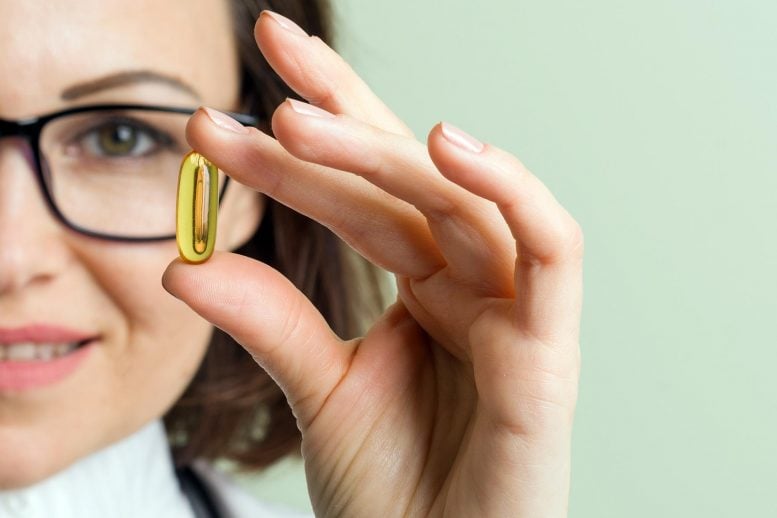 Fish Oil Supplement Capsule
