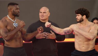 Francis Ngannou retains lineal MMA heavyweight title with KO of Lins