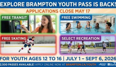 Brampton’s Free Youth Summer Pass Is Back — Applications Close May 17