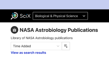 From Collaboration to Curation: Building NASA Astrobiology’s Living Bibliography in SciX