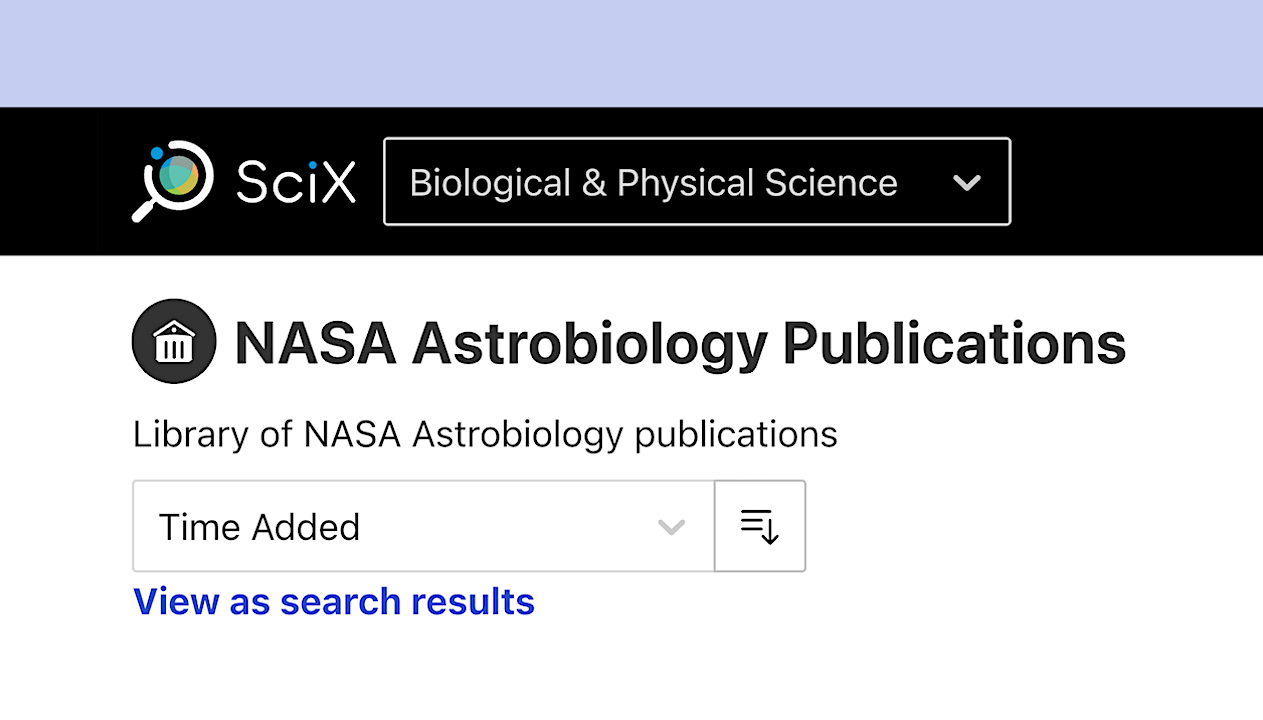 From Collaboration to Curation: Building NASA Astrobiology’s Living Bibliography in SciX