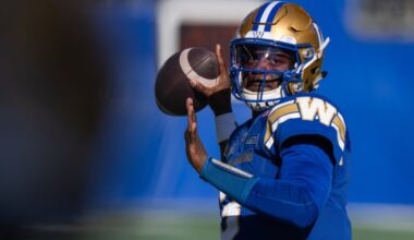 Veteran QB Terry Wilson leaves Winnipeg Blue Bombers, added to suspended list