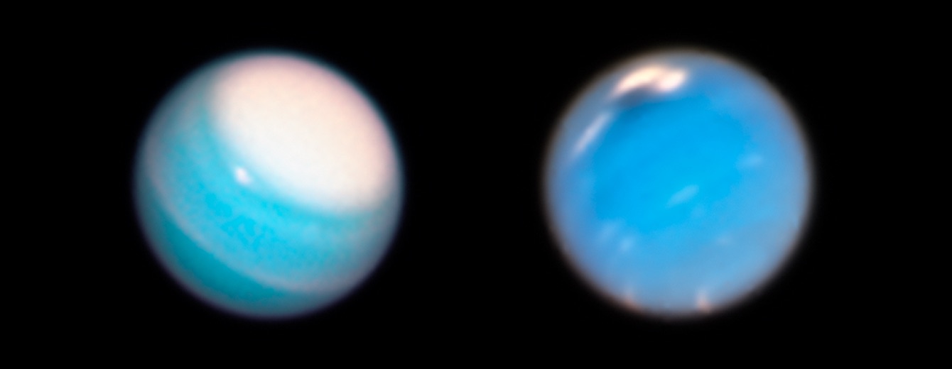 New Hubble observations of Uranus and Neptune track the planets' atmospheres.