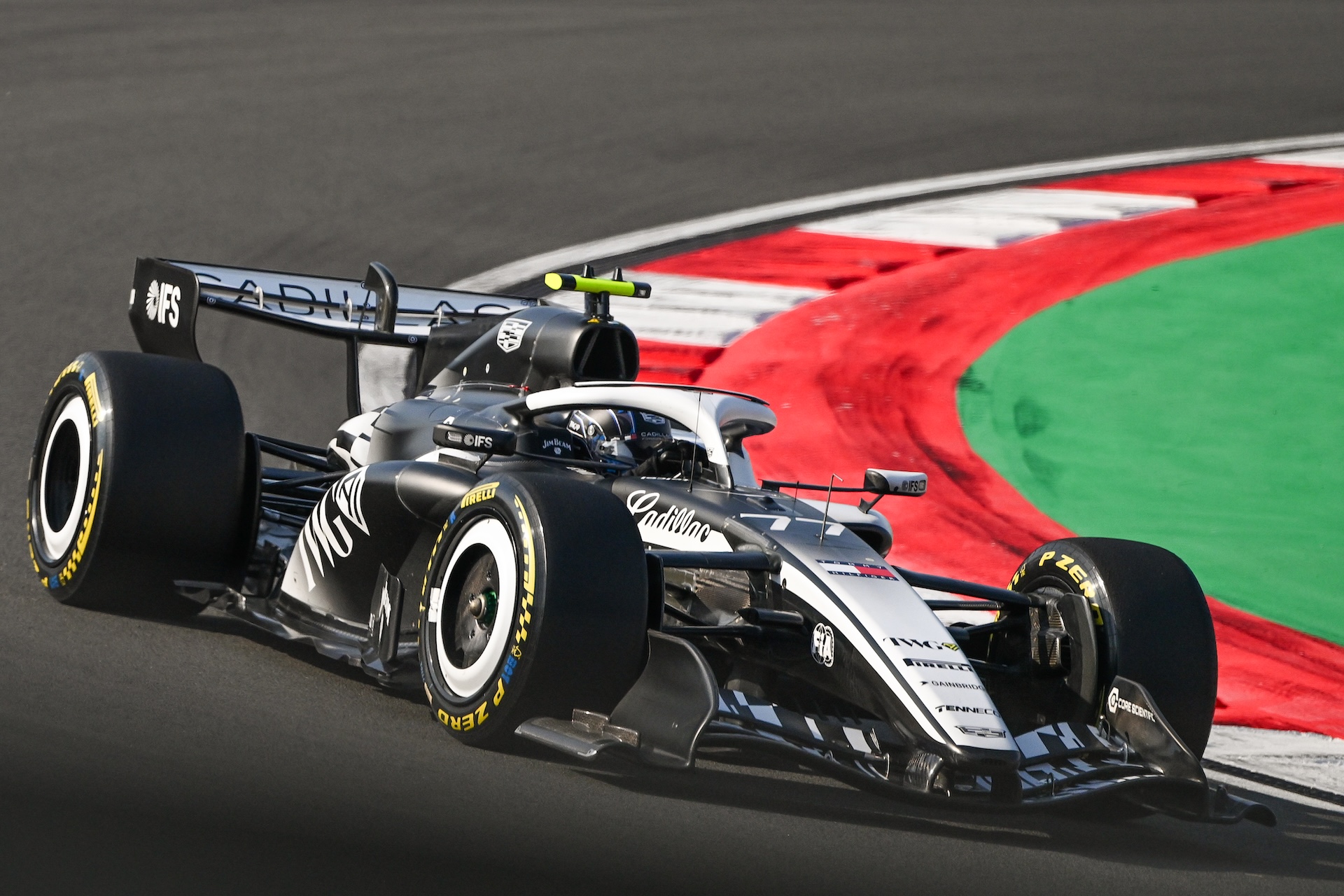 SHANGHAI, CHINA - MARCH 13: Valtteri Bottas of Cadillac Formula 1 Team drives his MAC-26 during the Sprint Qualifying for the 2026 Chinese Grand Prix, at the Shanghai International Circuit, in Shanghai, China, on March 13, 2026. (Photo by Artur Widak/NurPhoto)