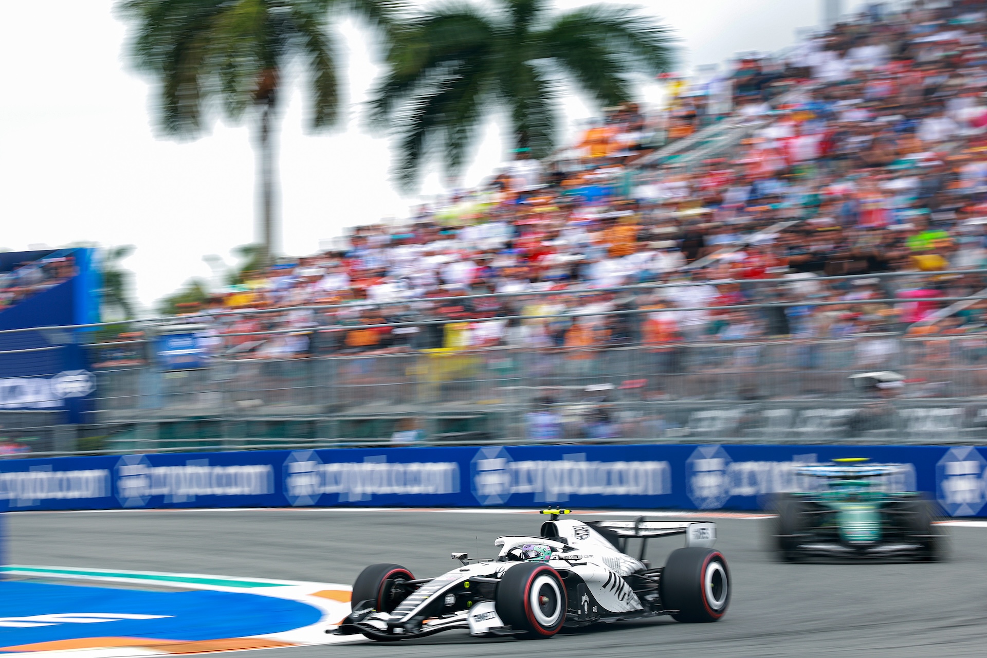 MIAMI, FLORIDA - MAY 03: Valtteri Bottas of Finland driving the (77) Cadillac F1 Team MAC-26 Ferrari on track during the F1 Grand Prix of Miami at Miami International Autodrome on May 03, 2026 in Miami, Florida. (Photo by Hector Vivas - Formula 1/Formula 1 via Getty Images)