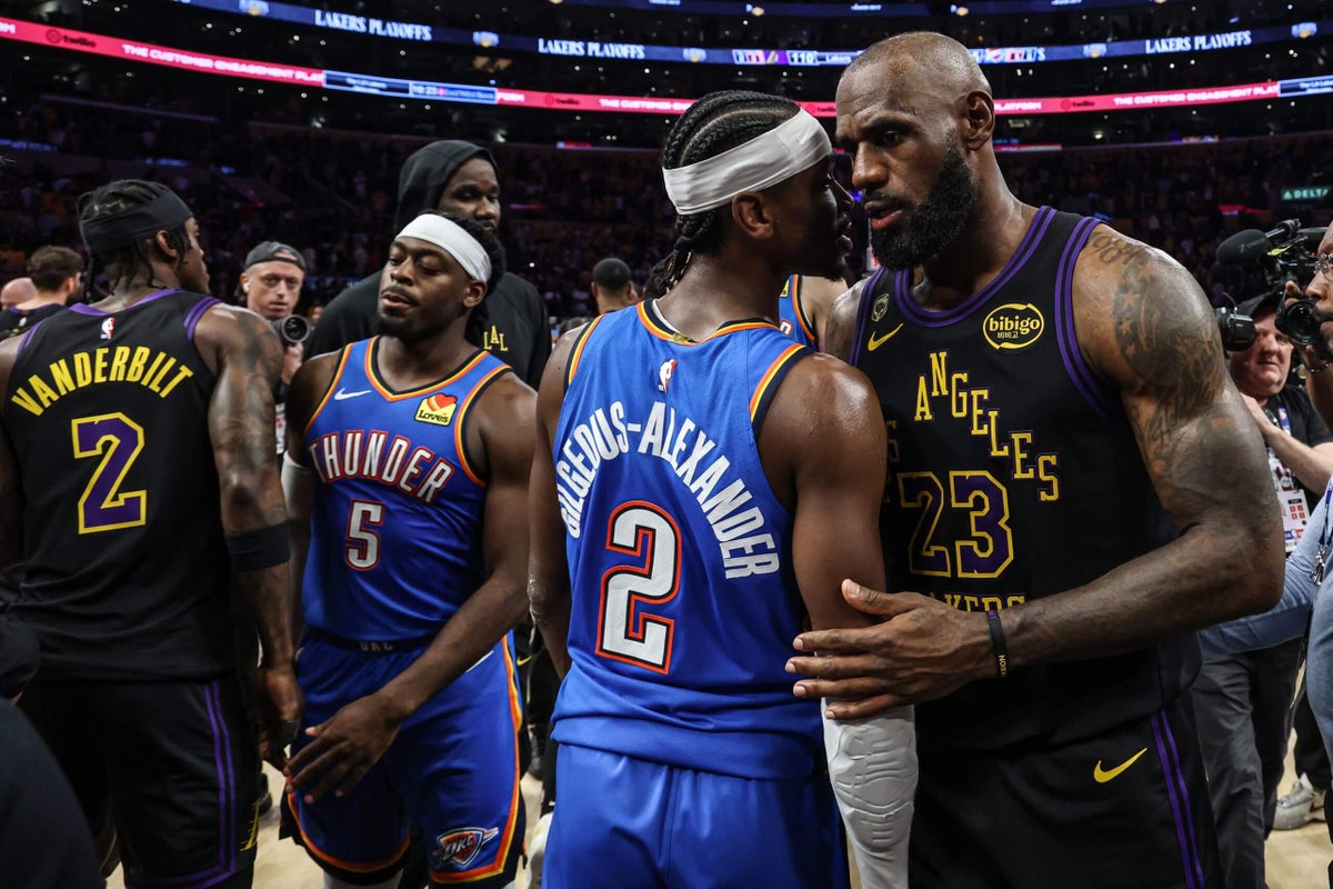 The Thunder are 8-0 in NBA playoffs. The Lakers helped them find a new gear