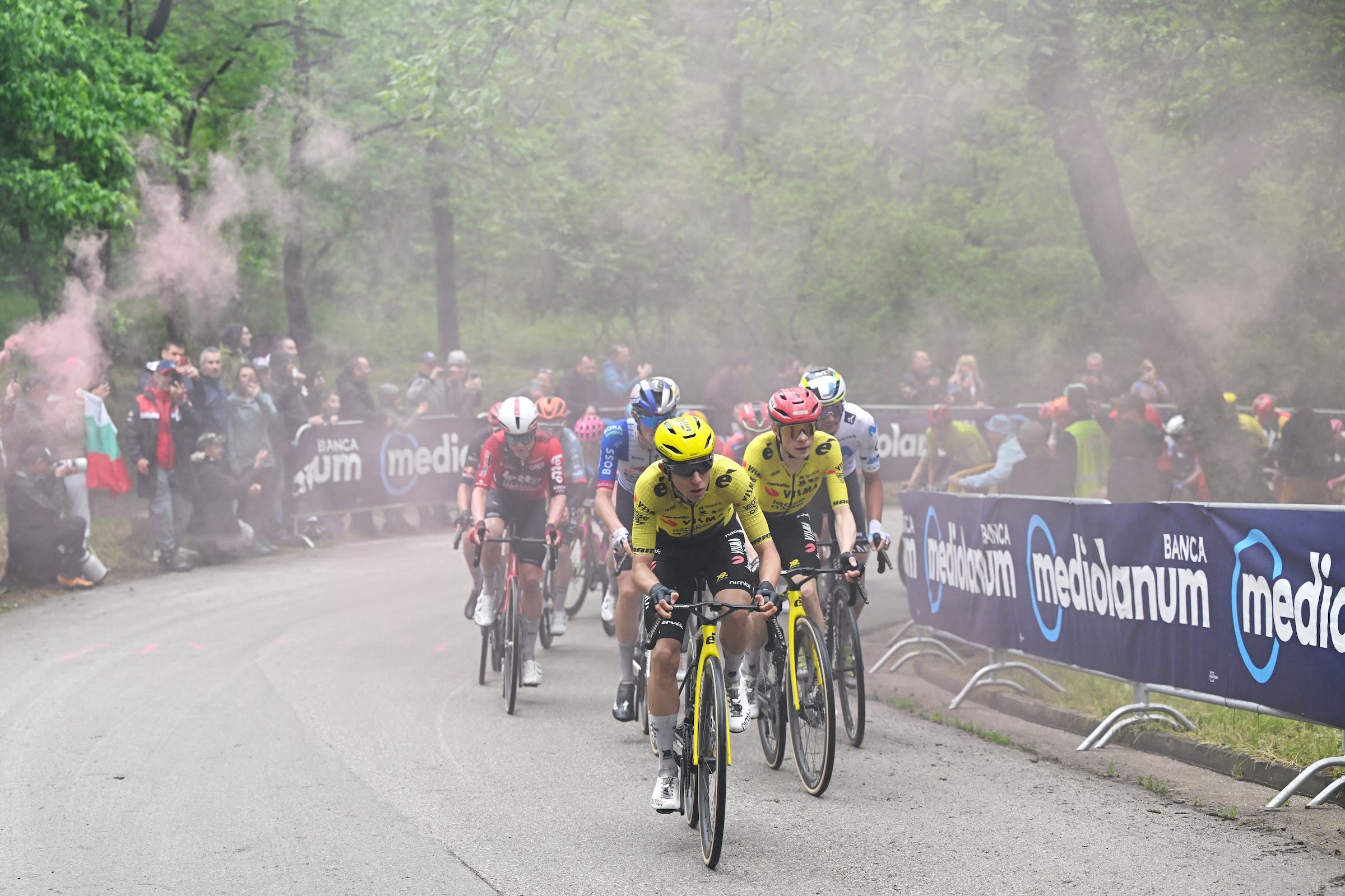 Davide Piganzoli set up teammate Jonas Vingegaard for his big attack on stage 2 (Photo: Tim de Waele/Getty Images)
