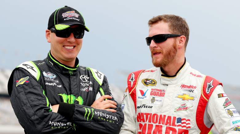 Kyle Busch and Dale Earnhardt Jr.
