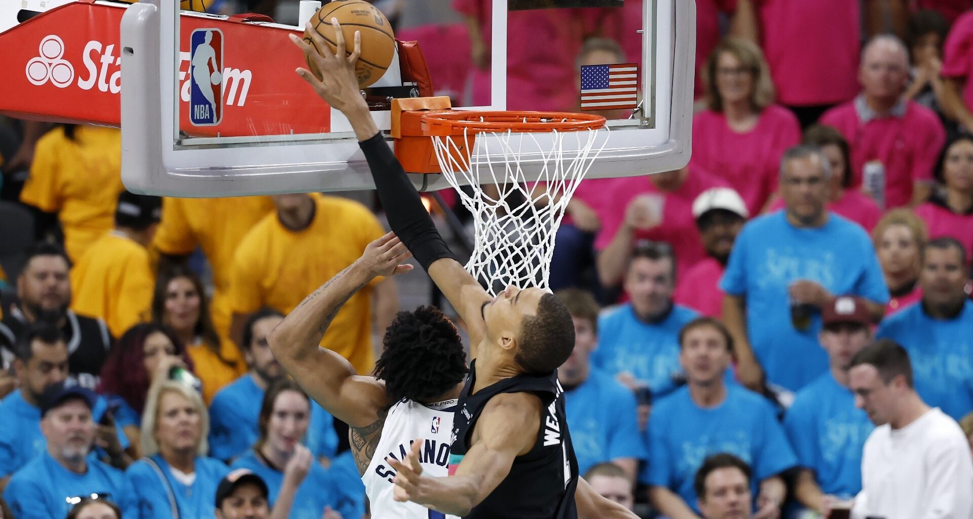 Victor Wembanyama sets NBA single-game playoff blocks record