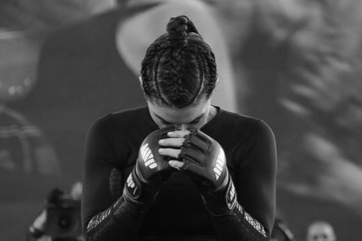 Gina Carano during MVP MMA 1 open workouts