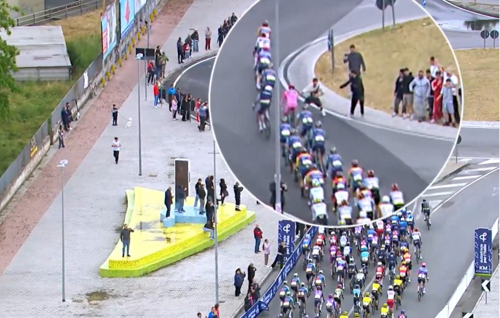 Those 2 absolute clowns have been arrested after dangerous Giro incident