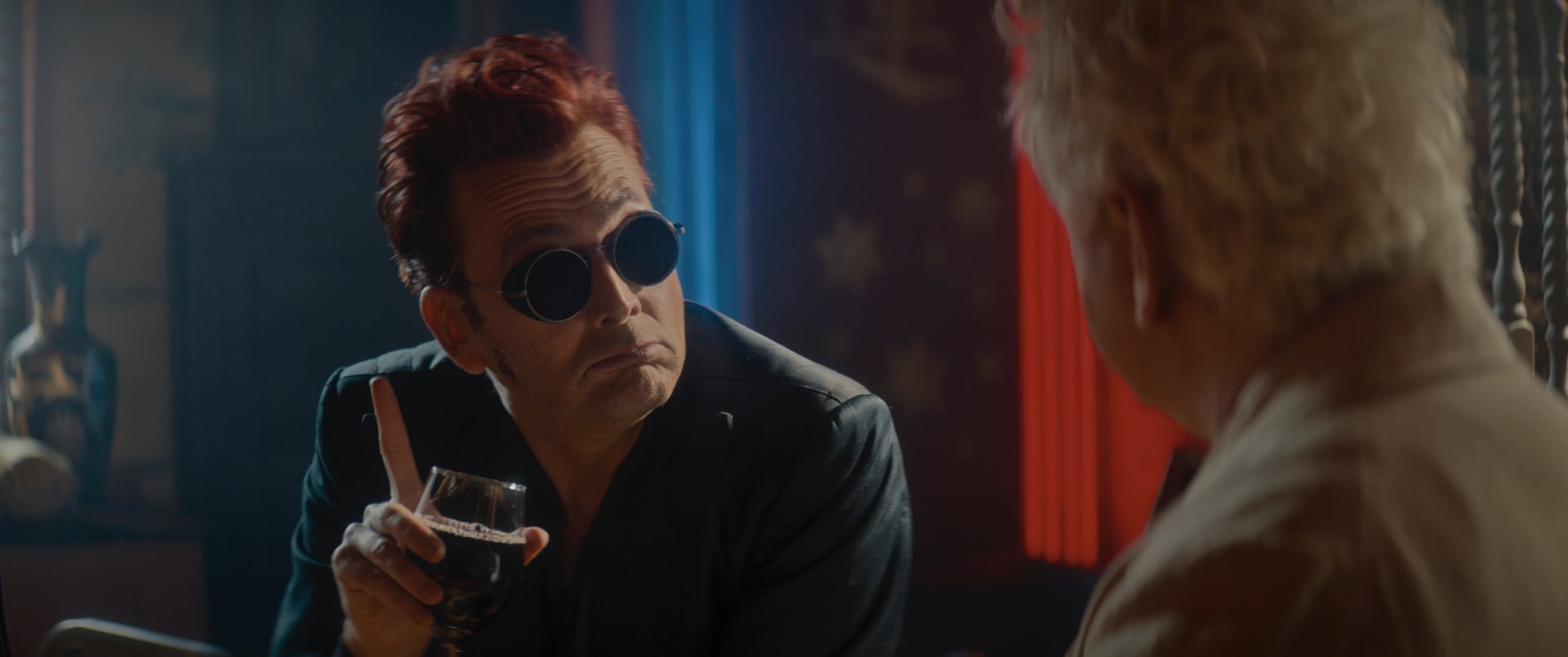 Good Omens 3 Crowley Drink