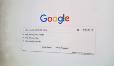 Google search engine AI slop