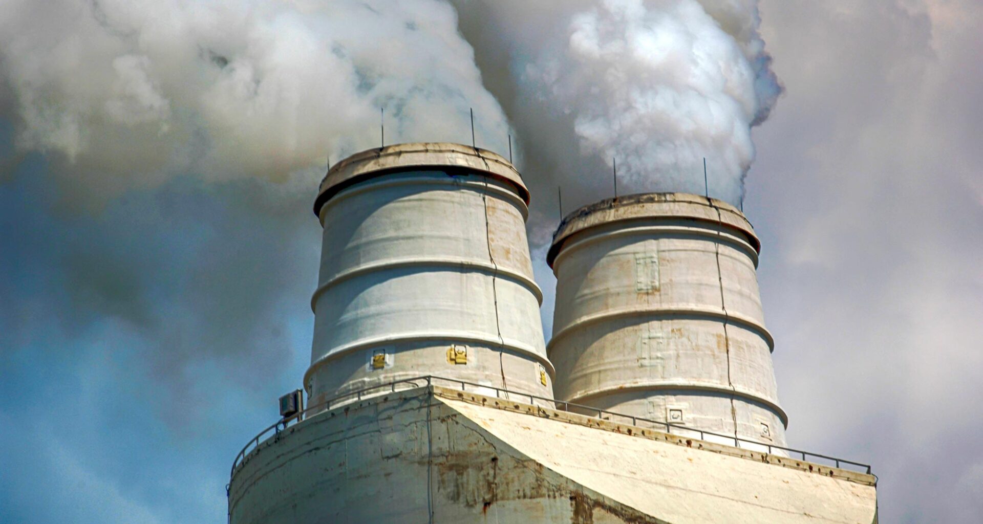 Greenhouse Gases Industrial Chimney