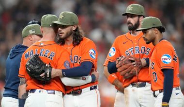 Spencer Arrighetti brings no-hitter into eighth inning as Houston Astros shut out Texas Rangers