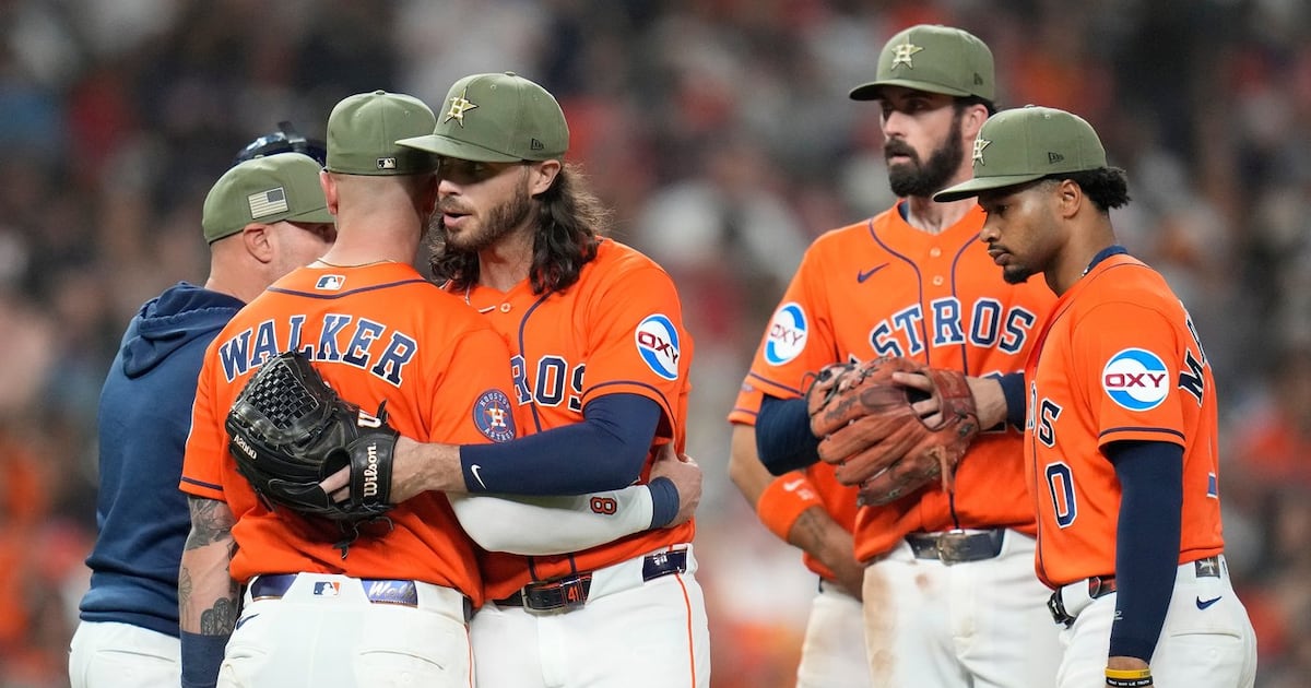 Spencer Arrighetti brings no-hitter into eighth inning as Houston Astros shut out Texas Rangers