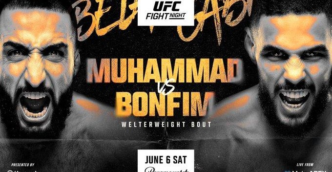 Belal time! UFC Vegas 118 poster drops for ‘Muhammad vs Bonfim’