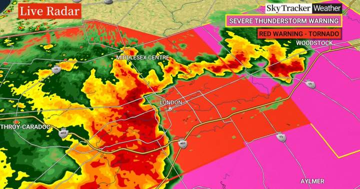 Weather warnings issued across parts of southern Ontario as severe storms move through