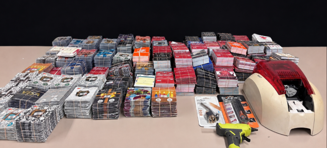 Mississauga men charged in $1M Ontario gift‑card fraud scheme