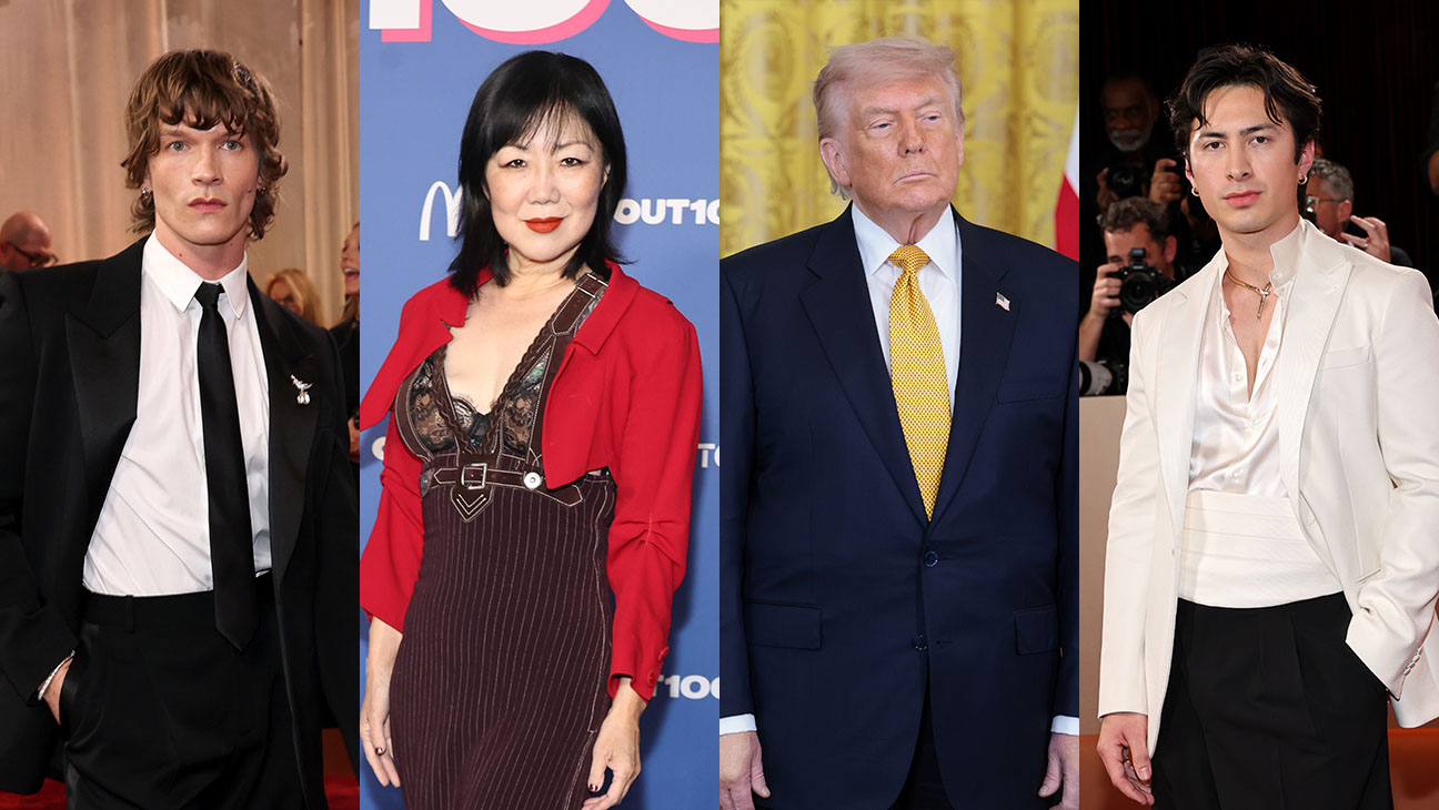 Connor Storrie, Margaret Cho, Donald Trump and Hudson Williams.