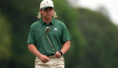 Garrick Higgo splits with caddie after 2-stroke penalty for tardiness at PGA Championship