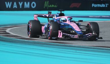 Pierre Gasly's Alpine flips into wall after contact with Liam Lawson