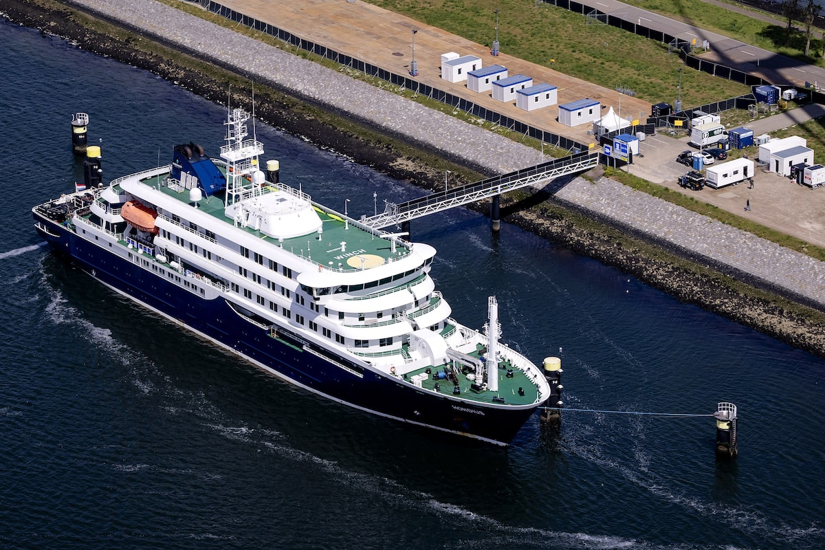 Hantavirus-hit cruise ship arrives in Rotterdam for disinfection