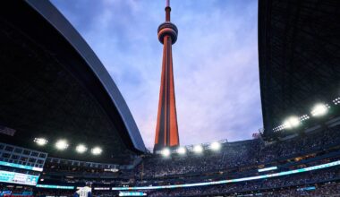 Rogers centre roof opens for the first time