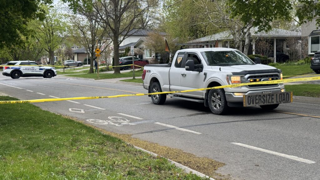 Police in Peel Region investigate after a woman was struck by a vehicle in Mississauga. CITYNEWS/Daniel Berry