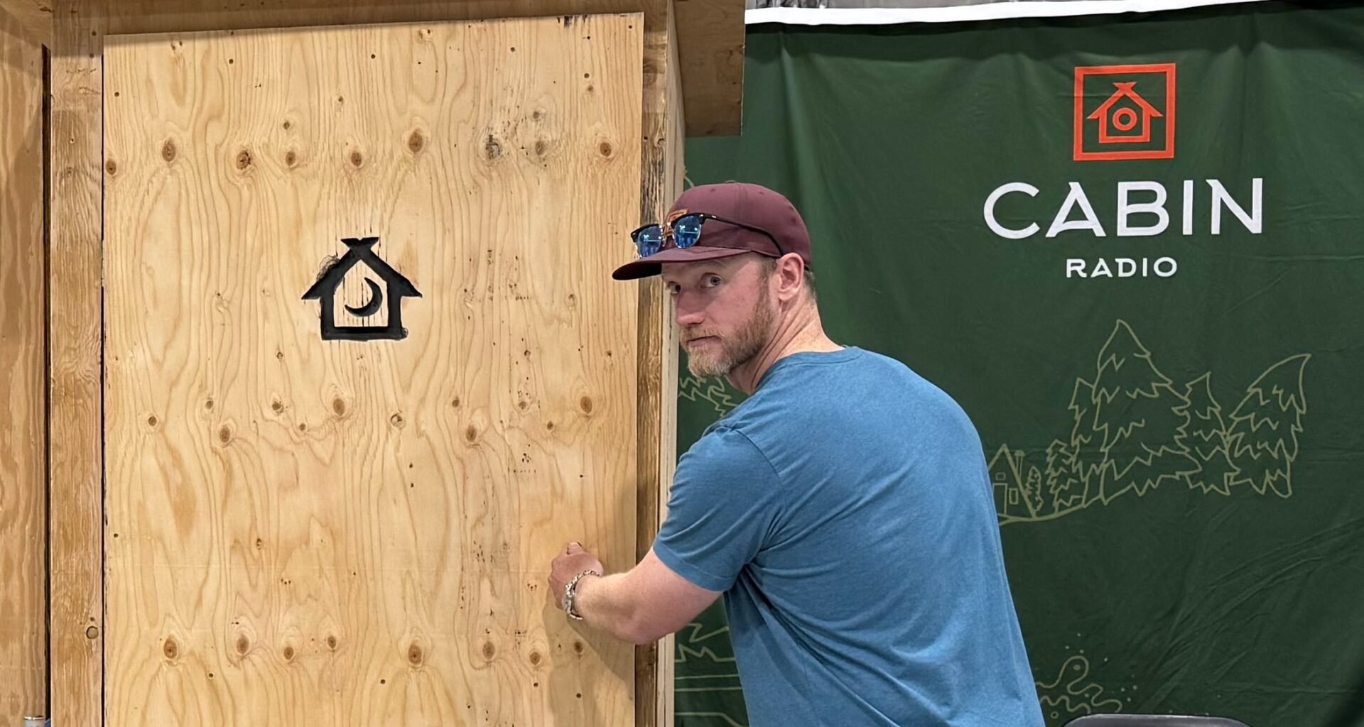 Cabin Radio’s interactive outhouse returns at YK’s trade show
