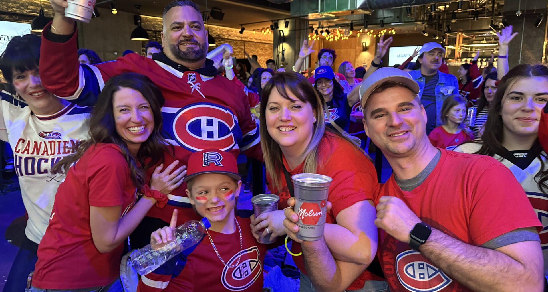 Montreal Canadiens fans return to L’espace 1909 for Game 2 watch party