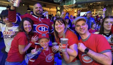 Montreal Canadiens fans return to L’espace 1909 for Game 2 watch party