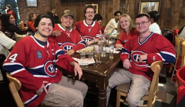IN PHOTOS: Canadiens fans fill downtown Montreal for Game 2 against Hurricanes