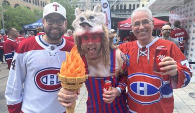 IN PHOTOS: Playoff fever sweeps Montreal ahead of Canadiens-Hurricanes Game 3