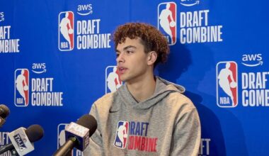 Keaton Wagler reflects on Illinois career at NBA Draft Combine