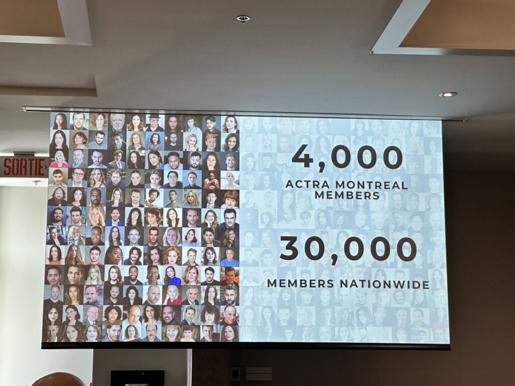 ACTRA MONTREAL, actra montreal nominations, fariha naqvi-mohamed, DiverseCity, Tristan Lalla, Alex Rice