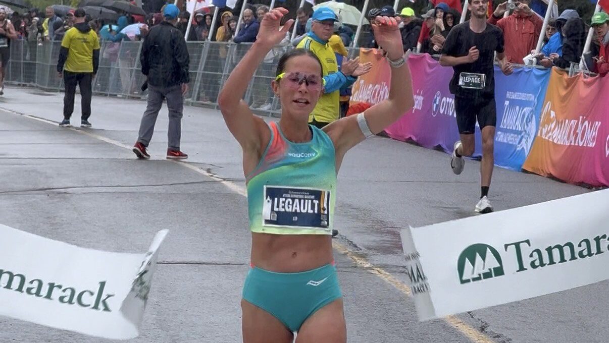 Élissa Legault leads Canadians at Ottawa Marathon with second straight sub-2:30