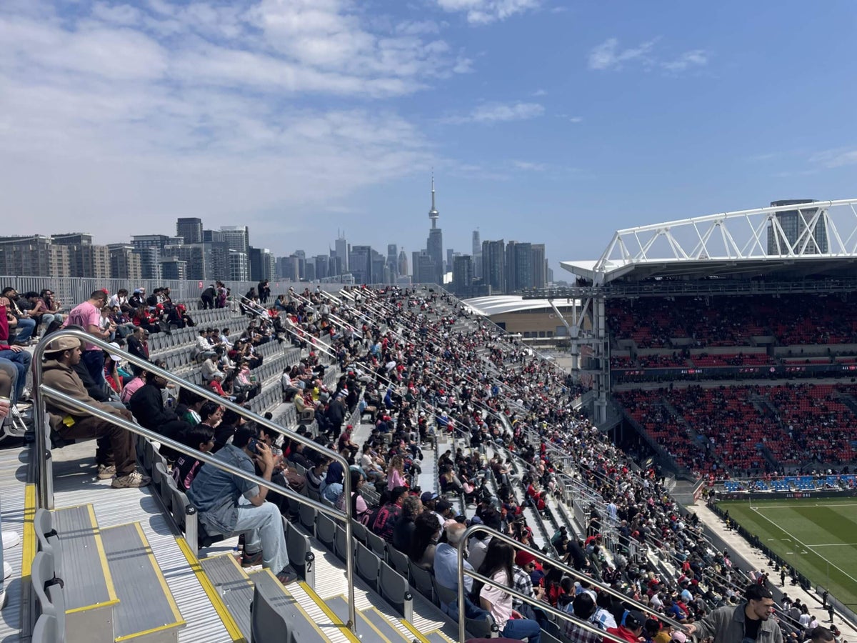 ‘You feel it shaking’: Watching a game from Toronto’s new temporary World Cup stands