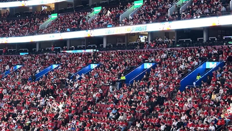 Montreal Canadiens fans pack Bell Centre for Game 7 watch party