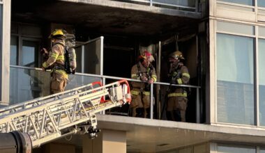 Fire crews respond to downtown Calgary condo fire