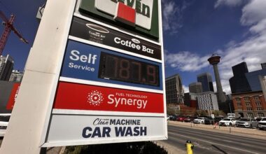 Calgary gas prices climbing ahead of May long weekend
