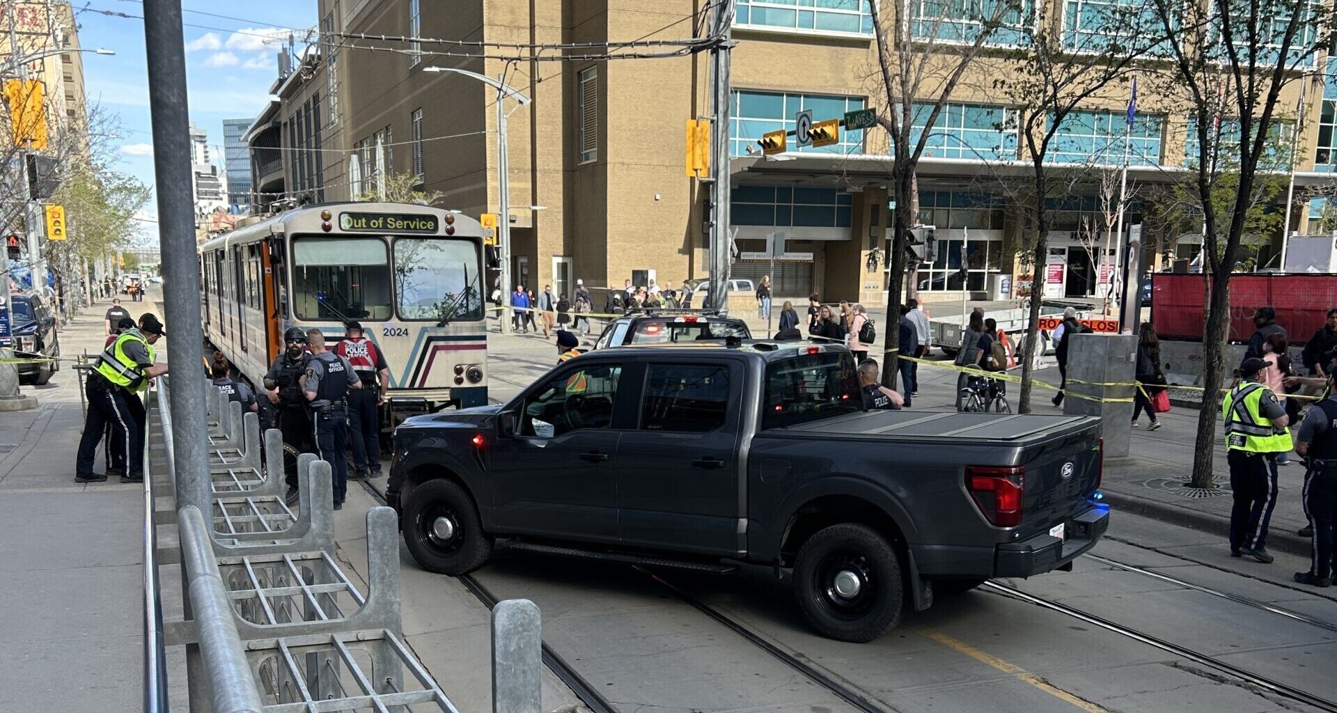 Pedestrian critically hurt after being pinned under CTrain