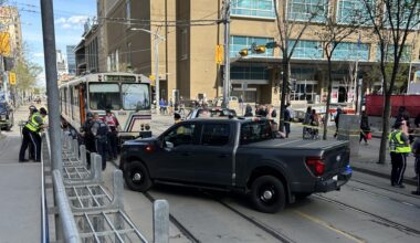 Pedestrian critically hurt after being pinned under CTrain