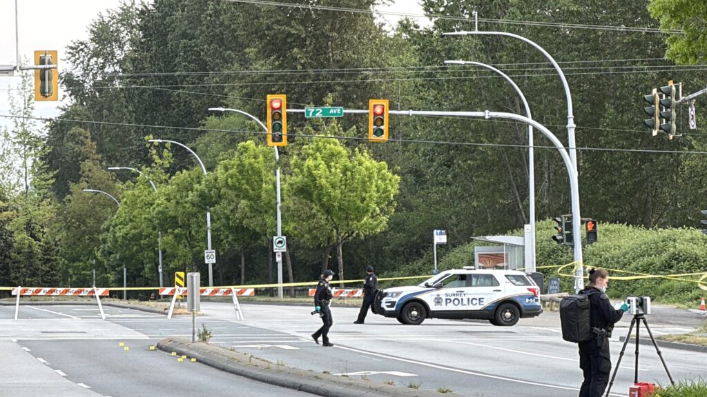 Police investigate shooting in Surrey