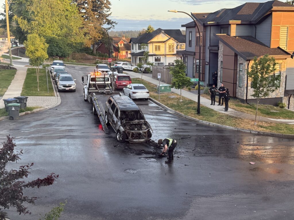 Car after fire