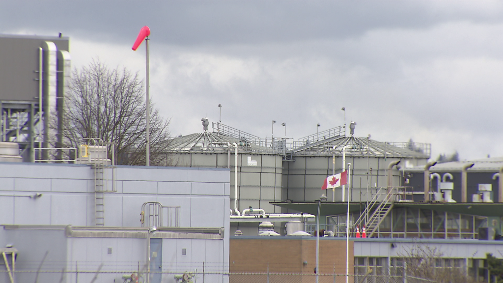 Striking Metro Vancouver workers walk out of wastewater facilities