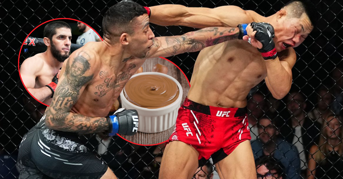 Islam Makhachev Congratulates 'Nutella Cake' Carlos Prates on TKO Win