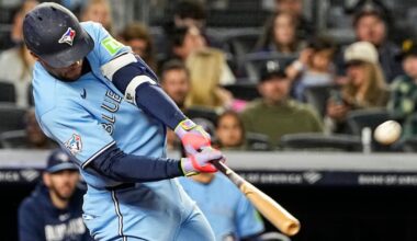 George Springer homers, Toronto Blue Jays hold New York Yankees to three hits in shutout win for series split