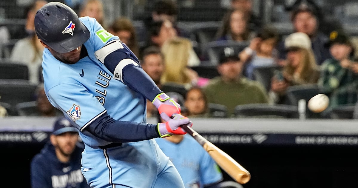 George Springer homers, Toronto Blue Jays hold New York Yankees to three hits in shutout win for series split