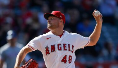 Reid Detmers nearly perfect while striking out 14, Los Angeles Angels beat Texas Rangers on error in 9th for 1st sweep
